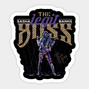 Sasha Banks Legit Boss Lights Sticker